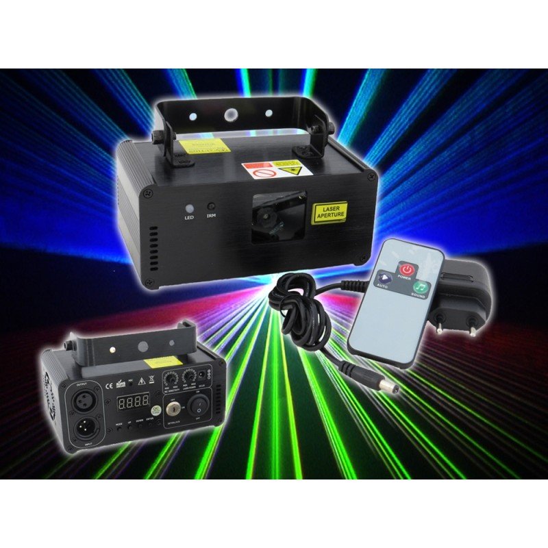 LASER FX-LASER L400RGB - 400 mW MULTICOLOR - DMX/TELECOMANDO